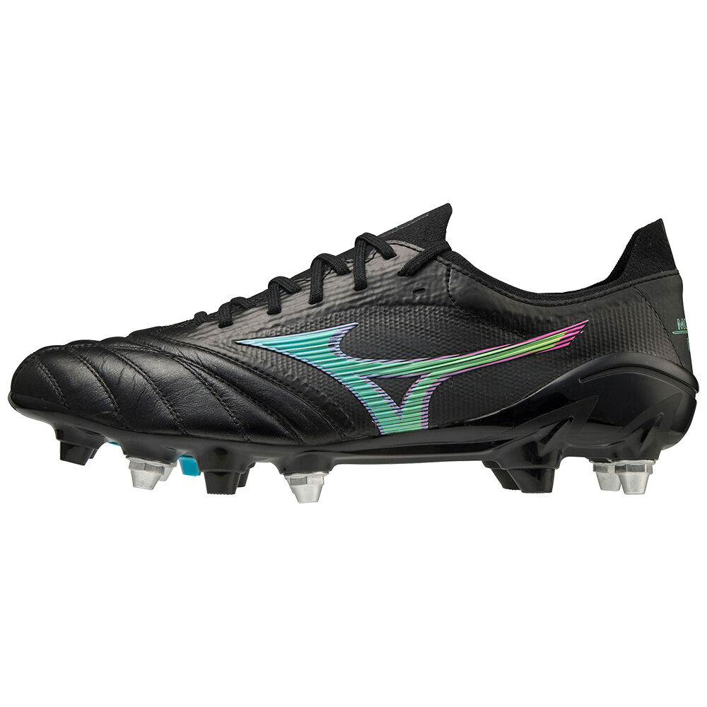 Mens Mizuno Morelia Neo Iii Beta Japan Mix Soccer Cleats Black/Blue Turquoise Philippines (TDSYJC857